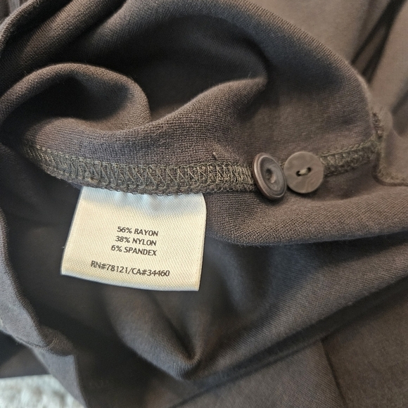 Eileen Fisher Brown Ponte Rayon Nylon Spandex Trouser Pant Size Small Minimalist - Picture 6 of 6